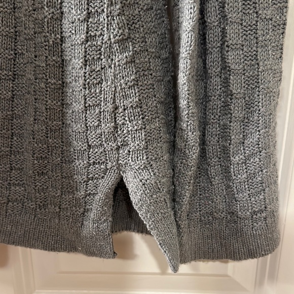 Intro Sz Large Gray Cowl Neck Sweater - Picture 6 of 7